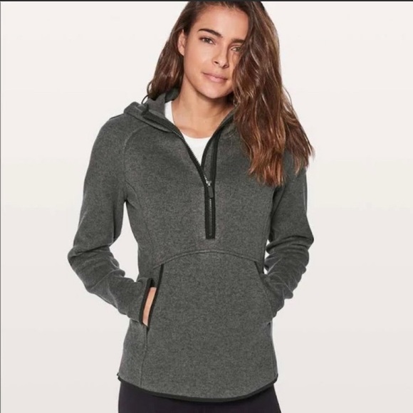Lululemon Womens Half Zip Knit Sweater 
